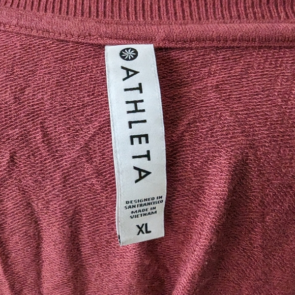 Athleta Sweater Rose XL - Picture 3 of 5
